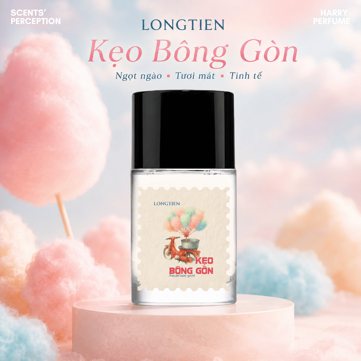 Nước hoa LONGTIEN Kẹo Bông Gòn EDP mùi hương ngọt ngào