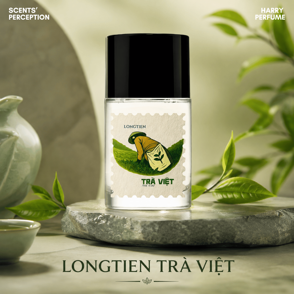 Nước Hoa LONGTIEN Trà Việt EDP 50ml – Hương trà thanh sạch, tinh tế