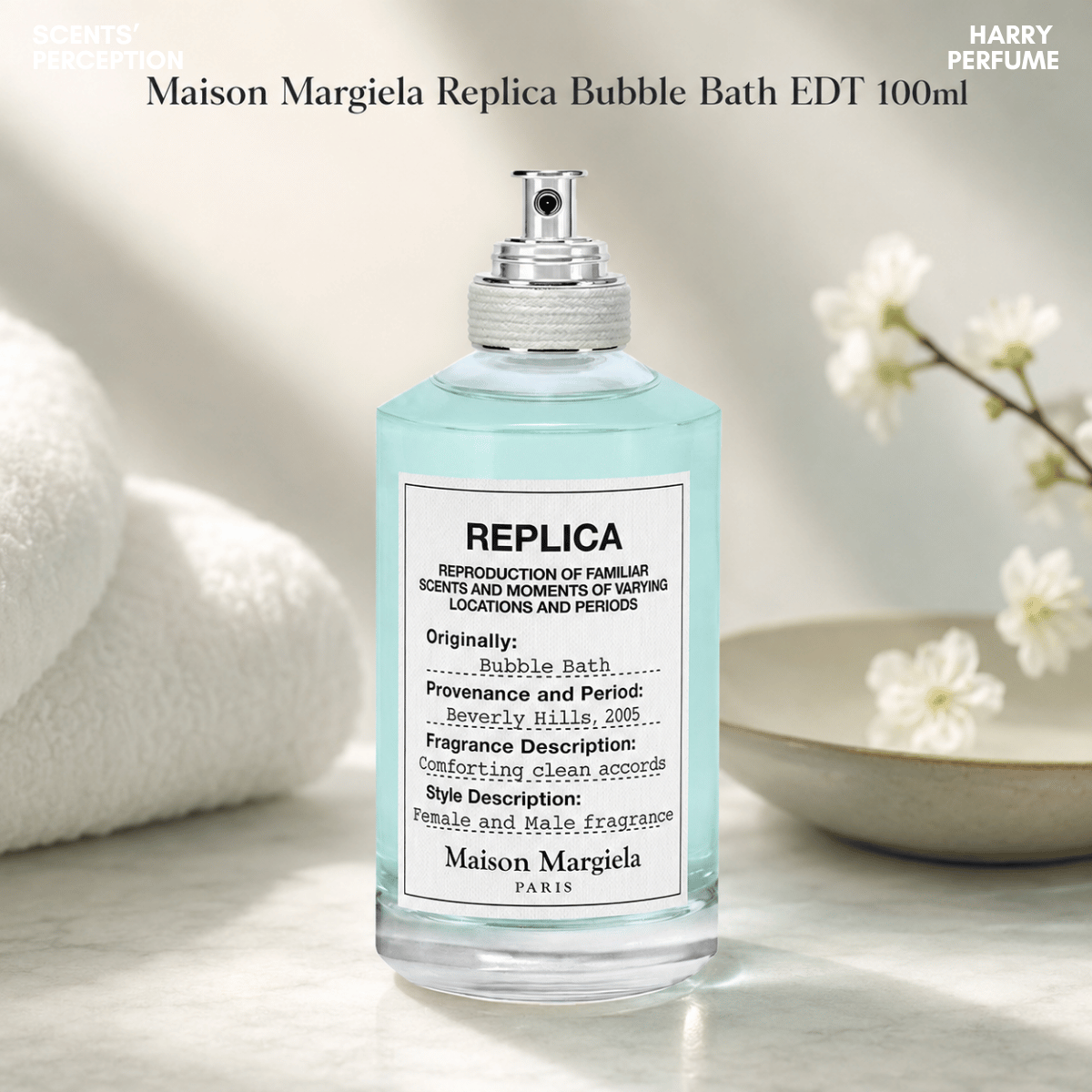 Nước hoa Maison Margiela Replica Bubble Bath EDT hương thơm sạch mềm