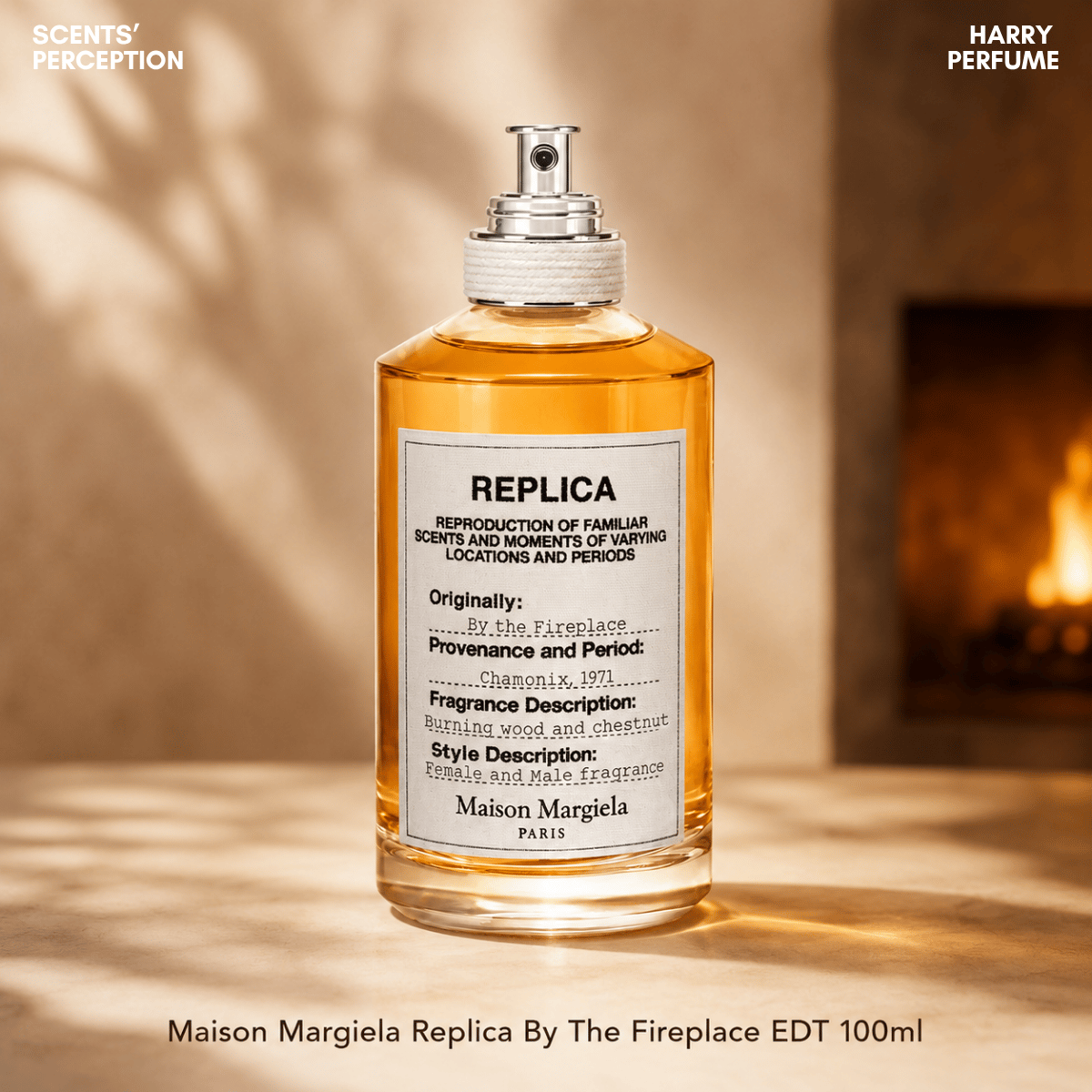 Nước hoa Maison Margiela Replica By The Fireplace EDT hương gỗ cháy