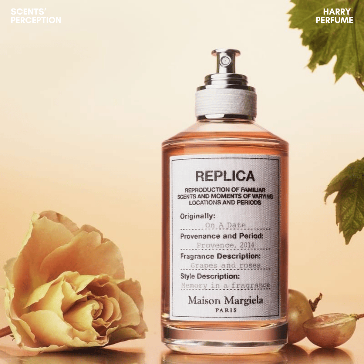 Nước hoa Maison Margiela Replica On A Date EDT hương nho chín và hoa hồng