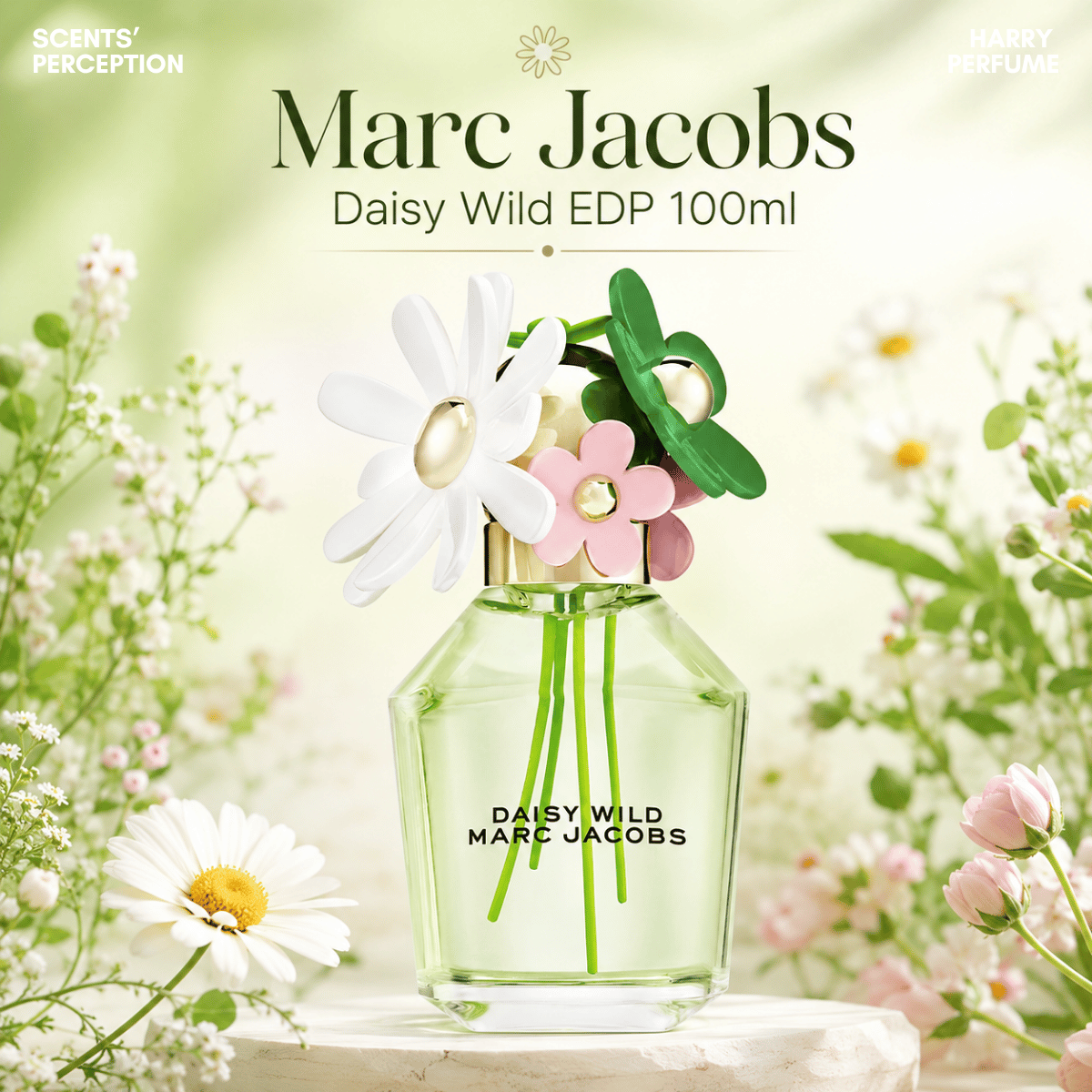 Nước hoa Marc Jacobs Daisy Wild EDP hương hoa dại xanh mát