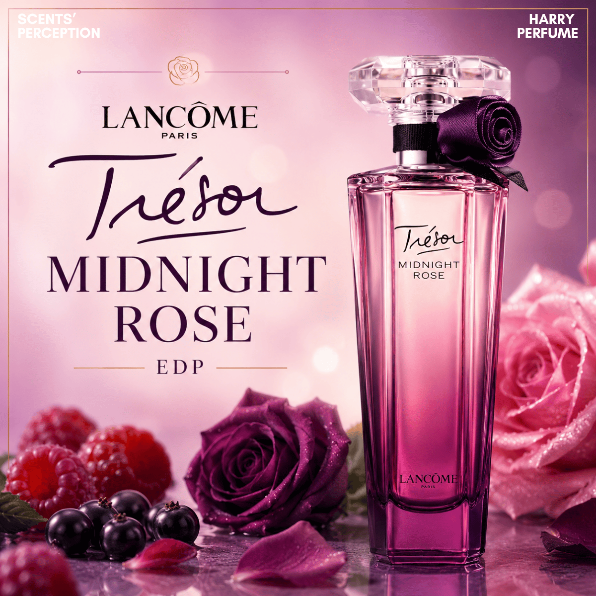 Nước hoa nữ Lancôme Trésor Midnight Rose EDP hương hoa hồng