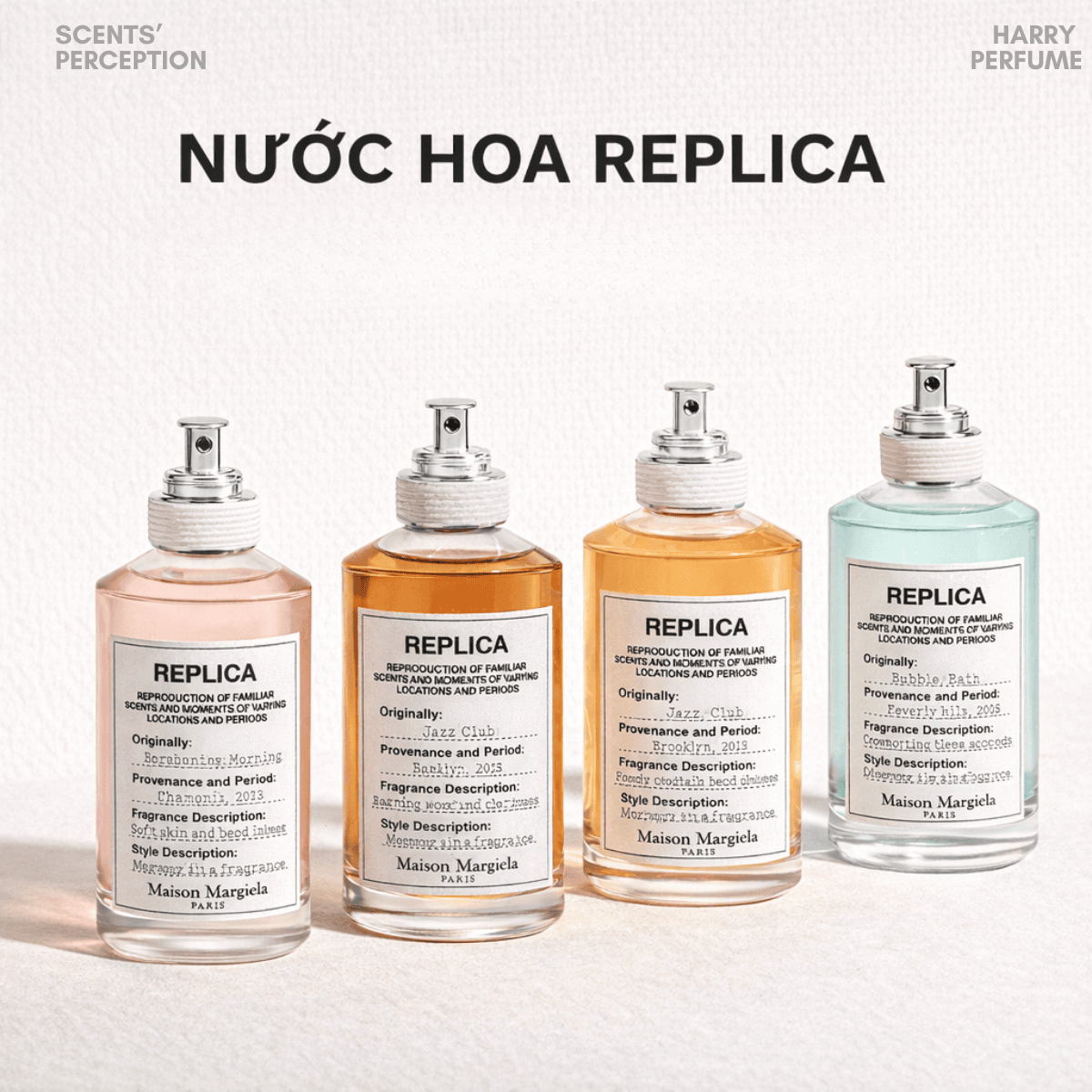 Review chi tiết dòng nước hoa Replica