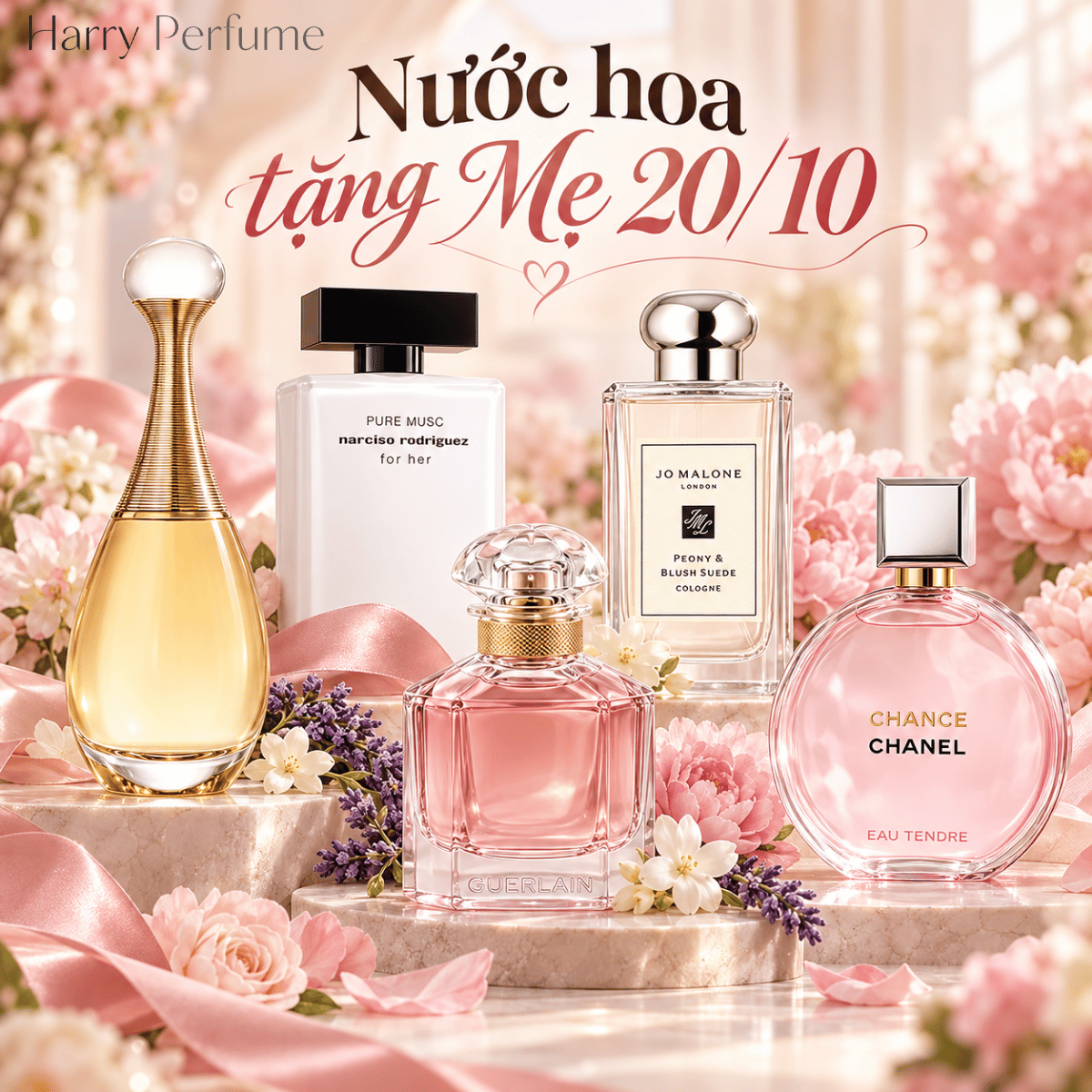 Gợi ý 5 mùi hương nước hoa tặng Mẹ dịp 20/10