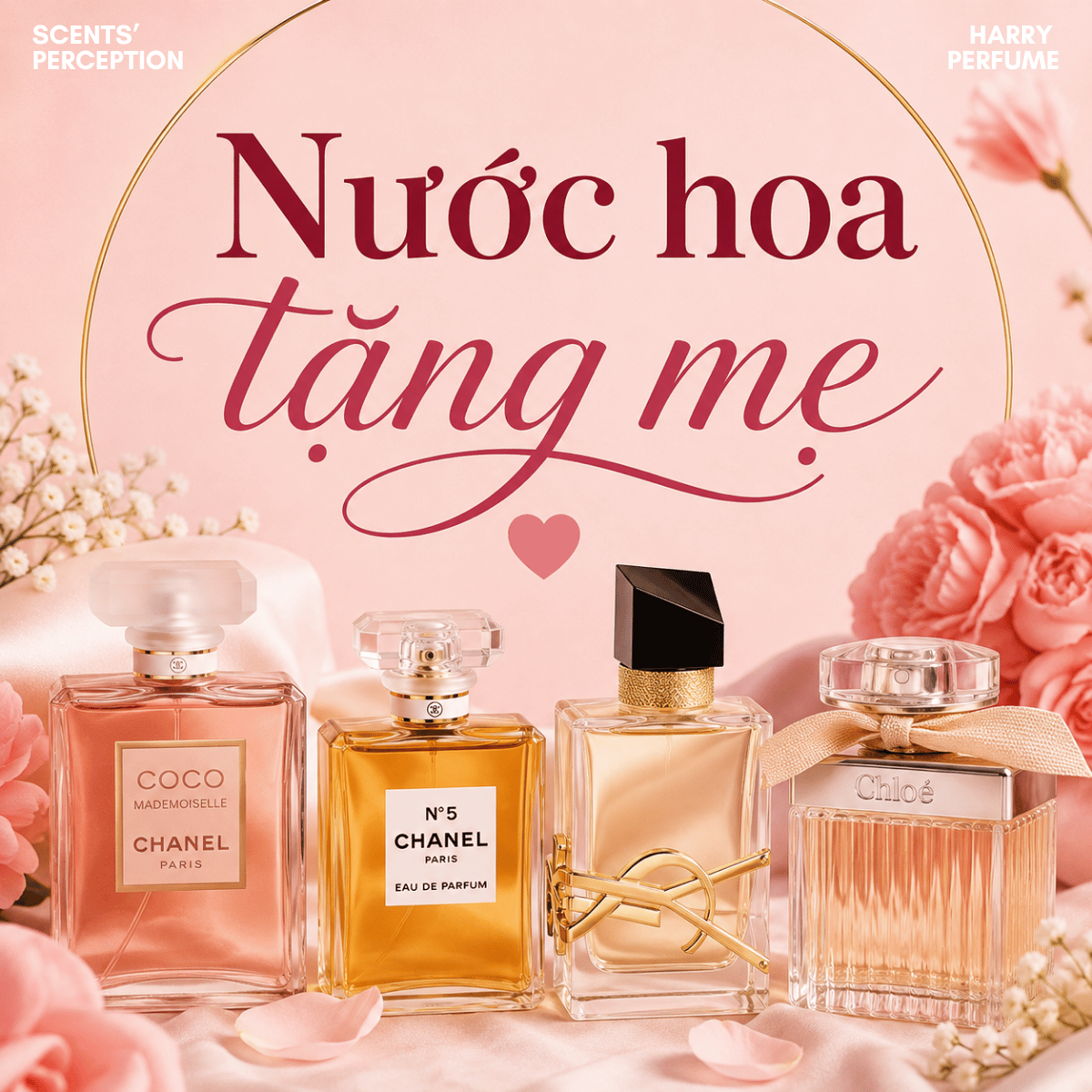 22 Chai nước hoa tặng mẹ mùa Vu Lan thơm, thanh lịch