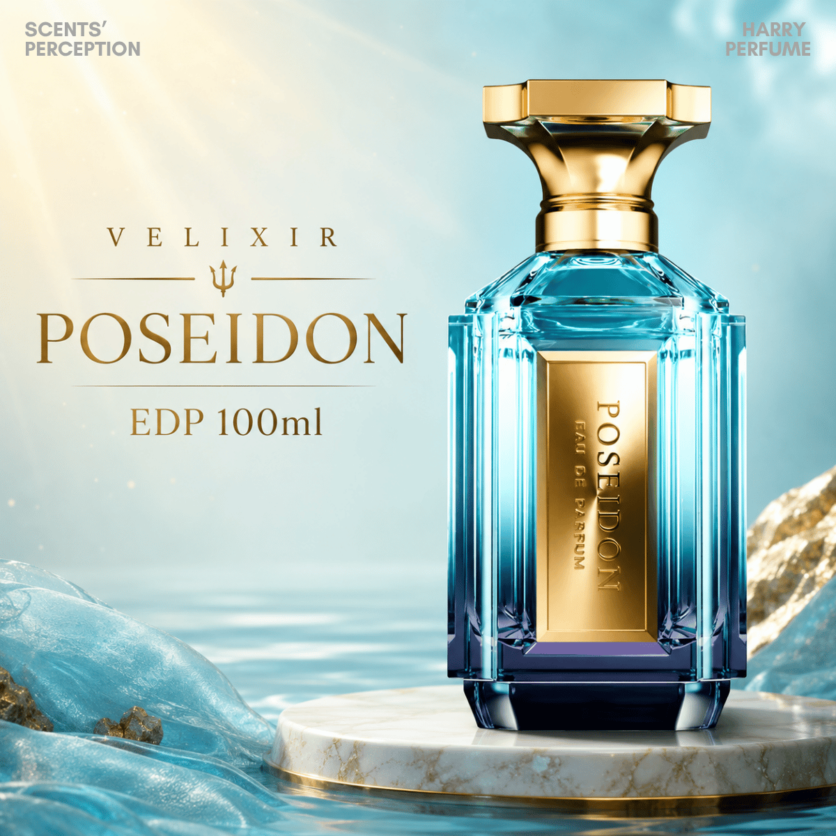 Nước hoa Velixir Poseidon EDP 100ml hương cam chanh biển
