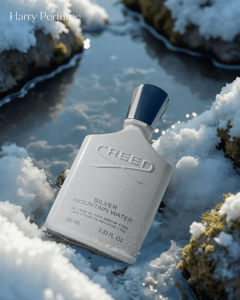 Creed Silver Mountain Water EDP tỏa hương nhẹ đến trung bình, thanh mát, tinh tế, phù hợp với văn phòng.