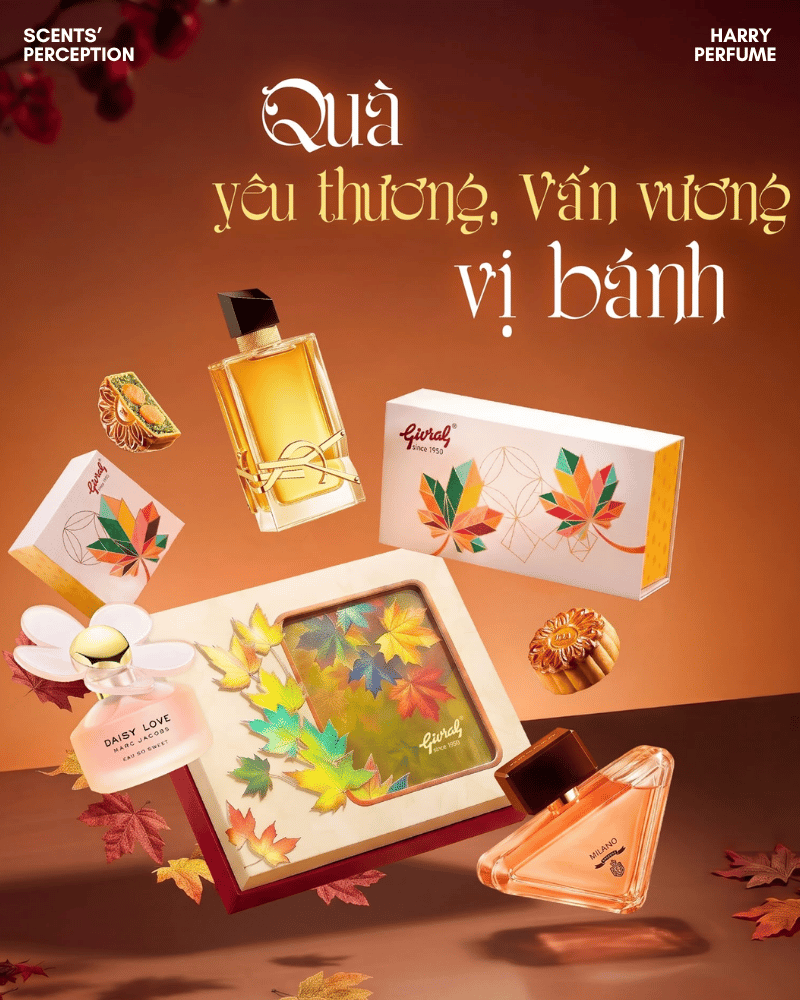 Chương trình Harry Perfume x Givral diễn ra từ 14/09 đến 25/09, với quà tặng dành cho các đơn hàng trên 3 triệu đồng.