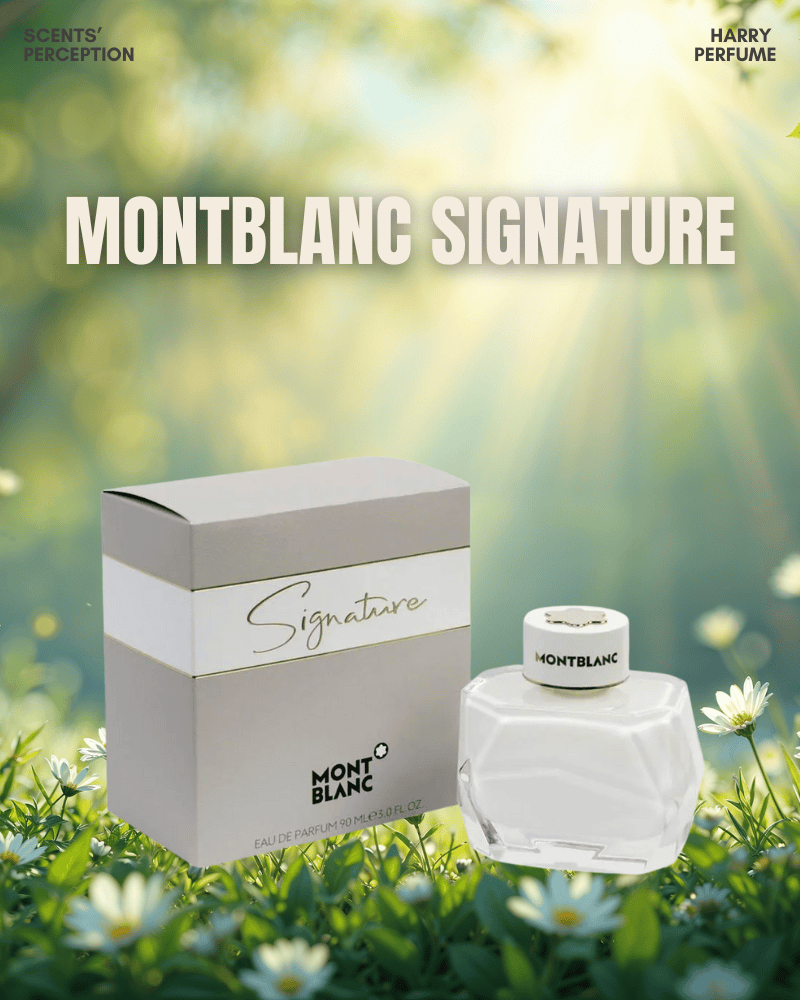 Montblanc Signature EDP tôn vinh vẻ đẹp nữ tính vĩnh cửu của người phụ nữ tự tin viết nên câu chuyện đời mình.