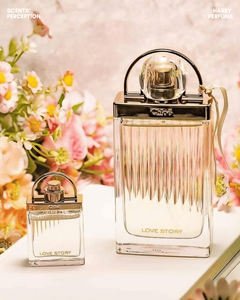Love Story EDP mở đầu sáng với neroli, citrus hơi sắc, điểm lê ngọt trước khi hoa cam dần rõ.