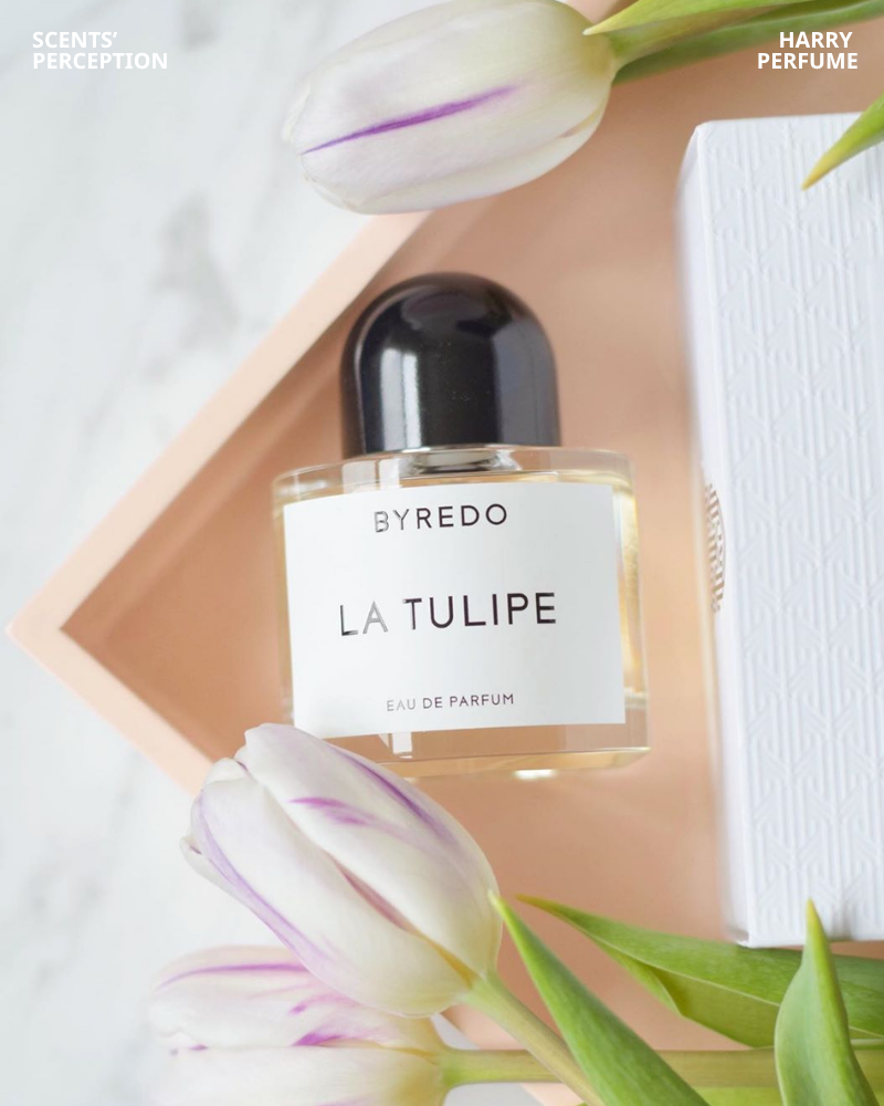 La Tulipe EDP mang hương hoa tulip tươi, sạch, nhẹ nhàng, tinh khiết, phù hợp mùa hè và phong cách tối giản
