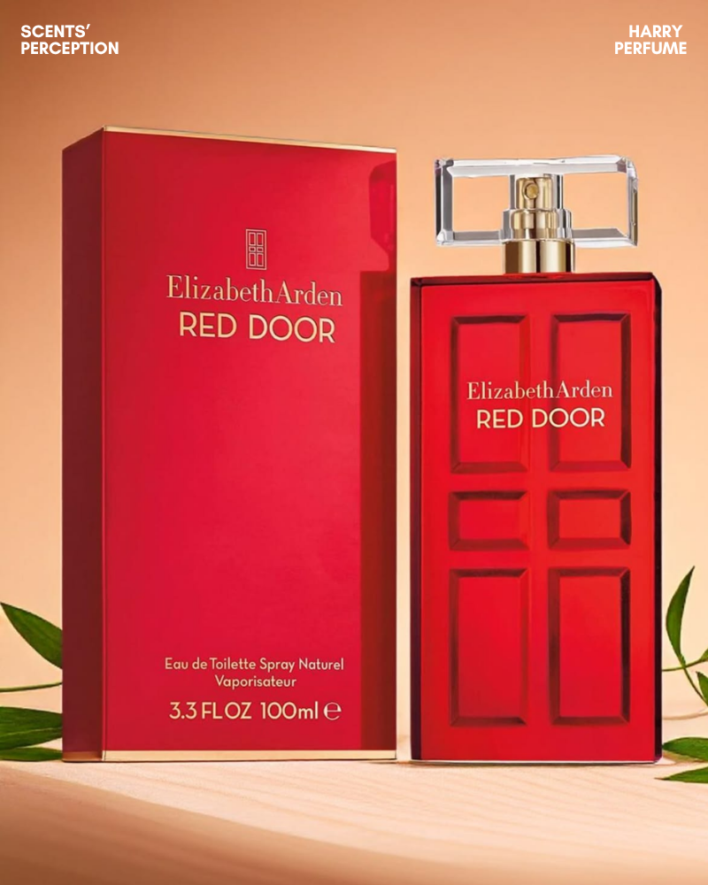 Elizabeth Arden Red Door cổ điển với hoa hồng, jasmine, ylang-ylang và gỗ ấm, hợp phong cách vintage thanh lịch.