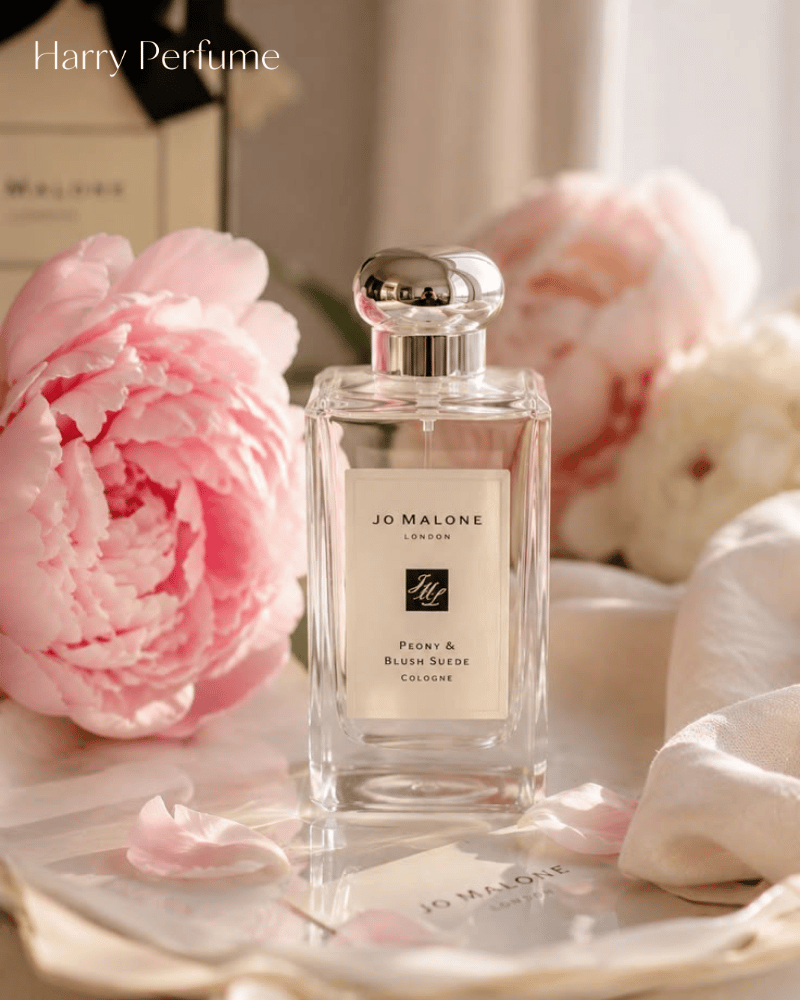 Jo Malone Peony & Blush Suede mang hương hoa mềm mại, thanh lịch, phù hợp tặng mẹ yêu phong cách nữ tính, nhẹ nhàng.