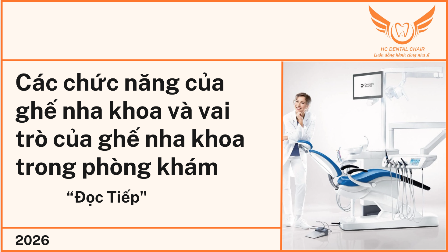 Các chức năng của ghế nha khoa và vai trò của ghế nha khoa trong phòng khám