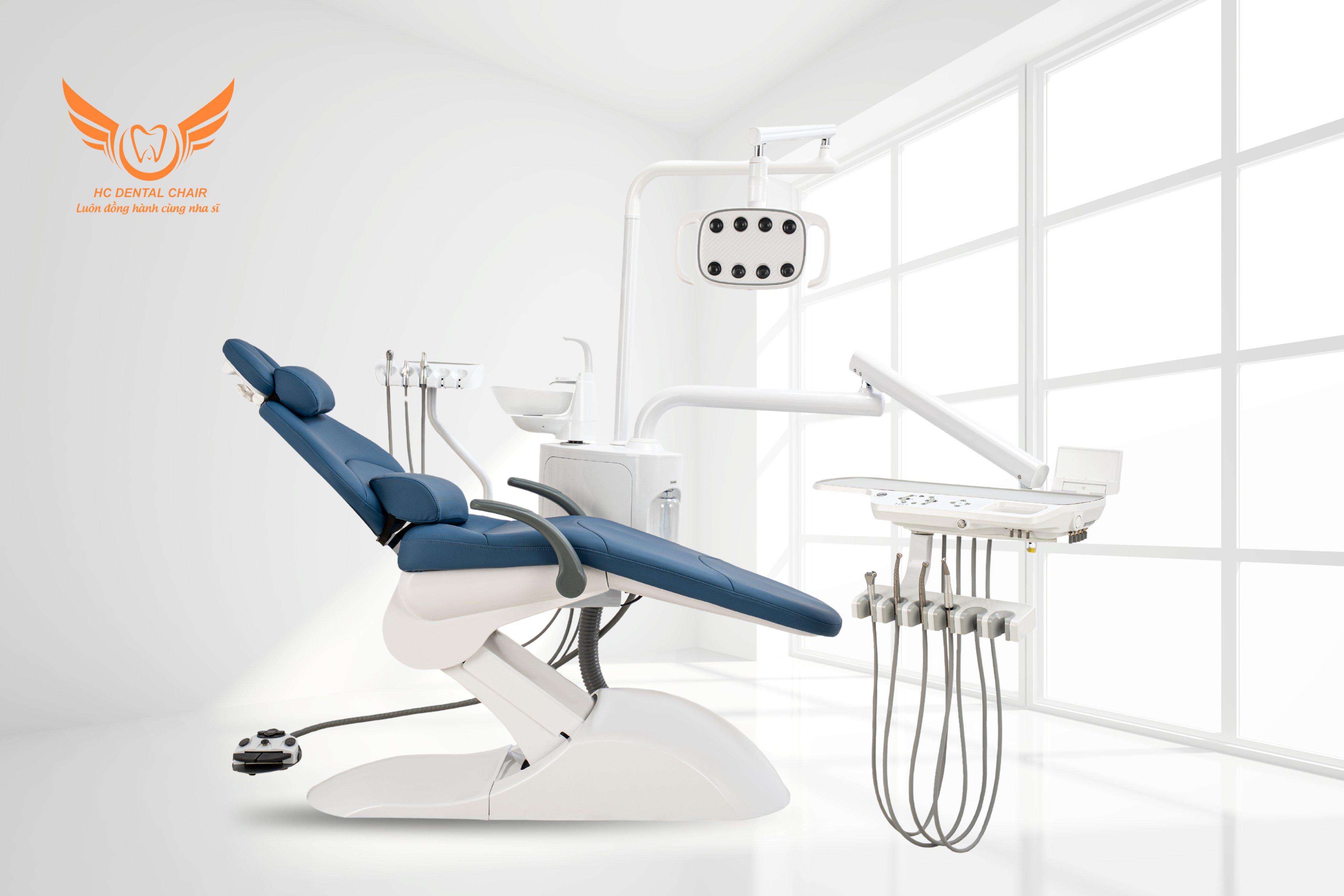 Ghế nha khoa CQ - 215B: Giải pháp tối ưu cho phòng khám mở