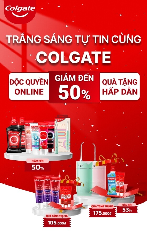 Trắng sáng tự tin cùng Colgate