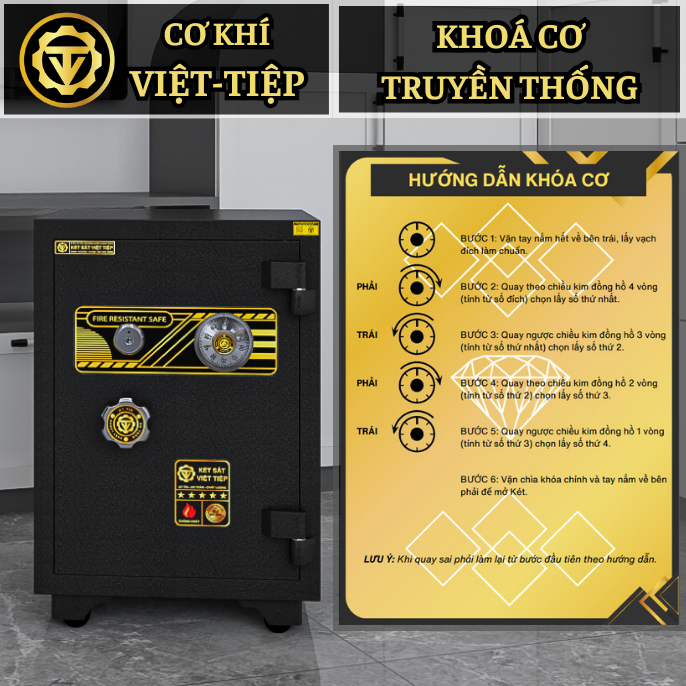 KÉT VIỆT TIỆP K79C_KHOÁ CƠ_65Kg