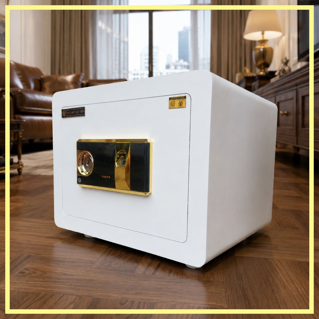 KÉT VIỆT TIỆP B38VT_KHOÁ VÂN TAY_38Kg_BO GÓC KHÔNG BẢN LỀ