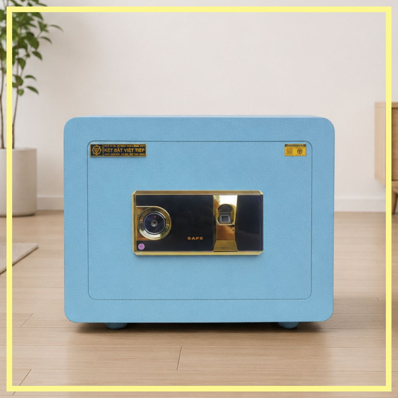 KÉT VIỆT TIỆP B38VT_KHOÁ VÂN TAY_38Kg_BO GÓC KHÔNG BẢN LỀ