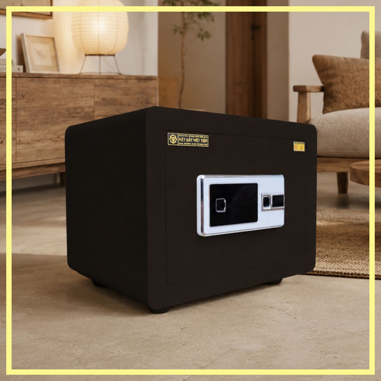 KÉT VIỆT TIỆP B38EVT_VÂN TAY + ĐIỆN TỬ_38Kg_BO GÓC KHÔNG BẢN LỀ