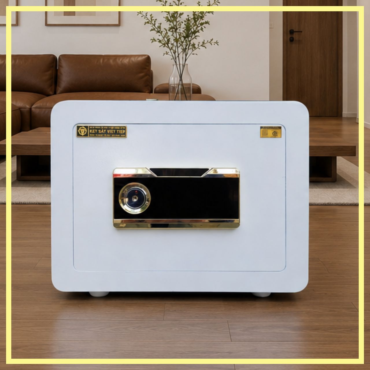 KÉT VIỆT TIỆP B38E_KHOÁ ĐIỆN TỬ CẢM ỨNG_38Kg_BO GÓC KHÔNG BẢN LỀ