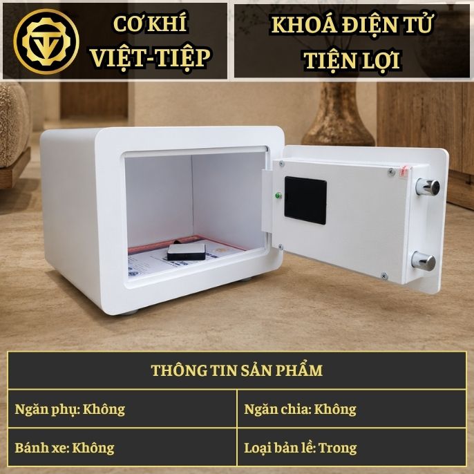 KÉT VIỆT TIỆP B20E_KHOÁ ĐIỆN TỬ CẢM ỨNG_20Kg_BO GÓC KHÔNG BẢN LỀ