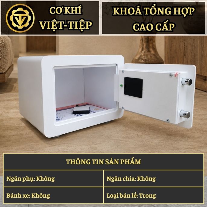 KÉT VIỆT TIỆP B28EVT_VÂN TAY + ĐIỆN TỬ_20Kg_BO GÓC KHÔNG BẢN LỀ