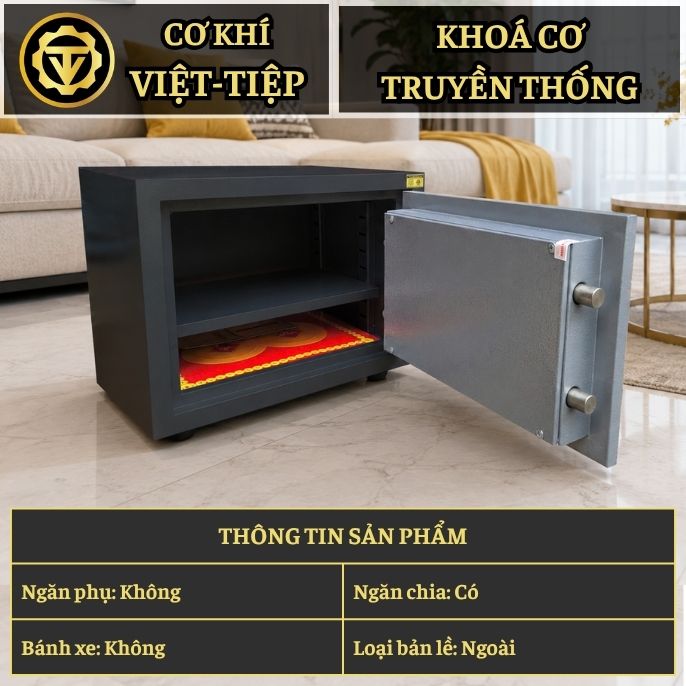 KÉT VIỆT TIỆP K38C_KHOÁ CƠ_38Kg