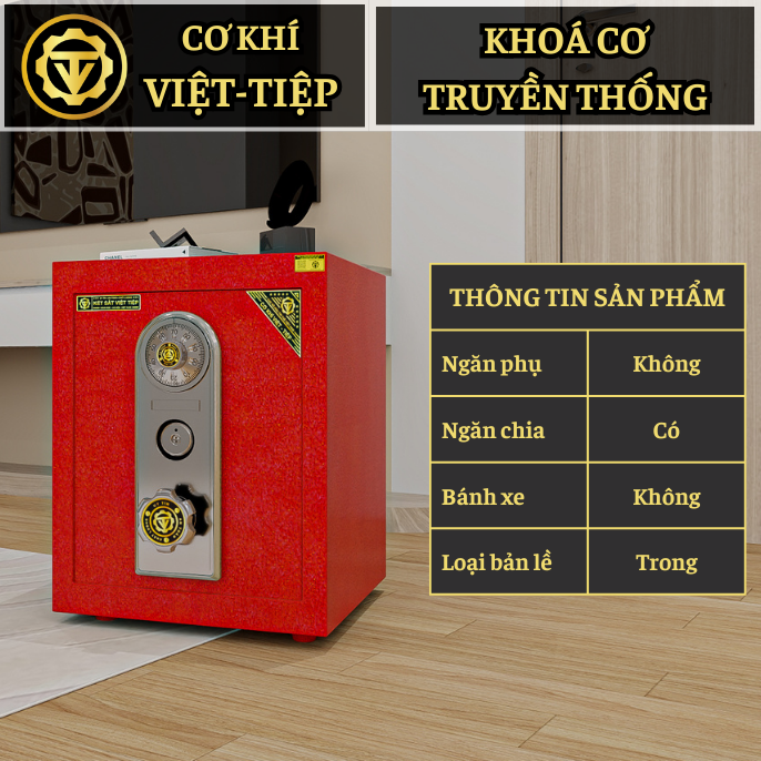 KÉT VIỆT TIỆP K47C_KHOÁ CƠ_40Kg