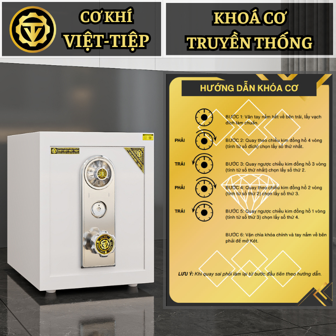 KÉT VIỆT TIỆP K47C_KHOÁ CƠ_40Kg
