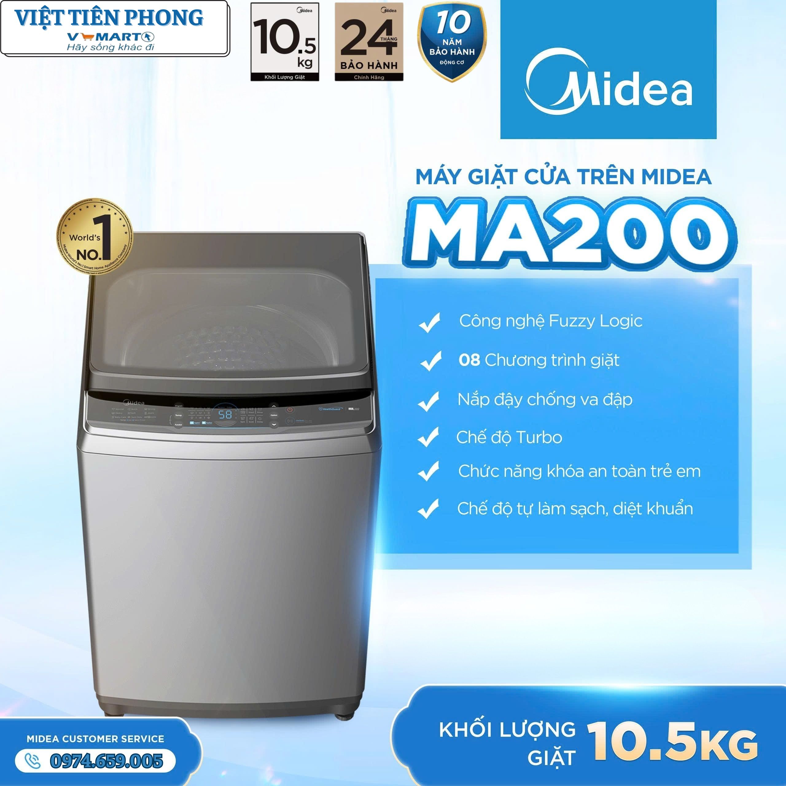 Việt Tiên Phong – Phân phối chính hãng máy giặt và máy sấy Midea tại TP.HCM