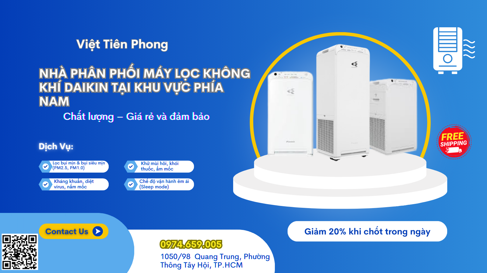 Máy lọc không khí Daikin – Giải pháp sống khỏe cho gia đình hiện đại