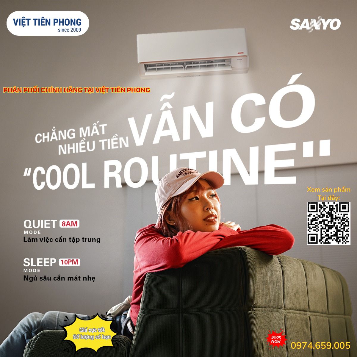 Máy Lạnh SANYO – Giải Pháp “Cool Routine” Mát Lành Cho Cuộc Sống Hiện Đại