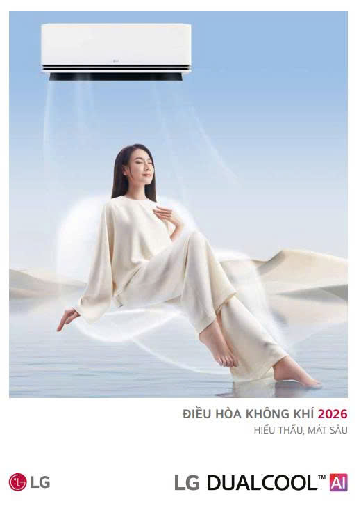 CATALOGUE ĐIỀU HÒA LG AI AIR 2026 – KHÁM PHÁ CÔNG NGHỆ LÀM MÁT THÔNG MINH