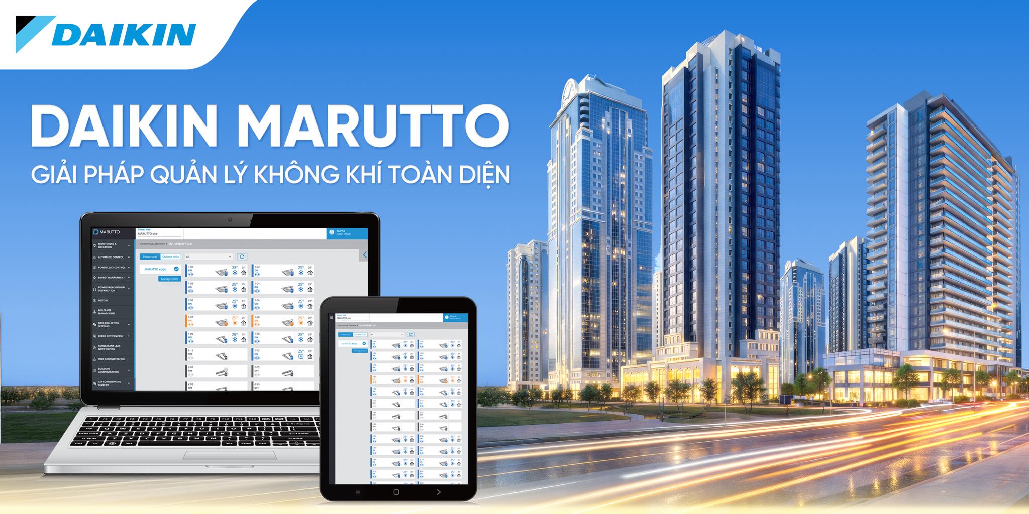 Daikin Marutto – Giải pháp quản lý không khí toàn diện cho doanh nghiệp hiện đại