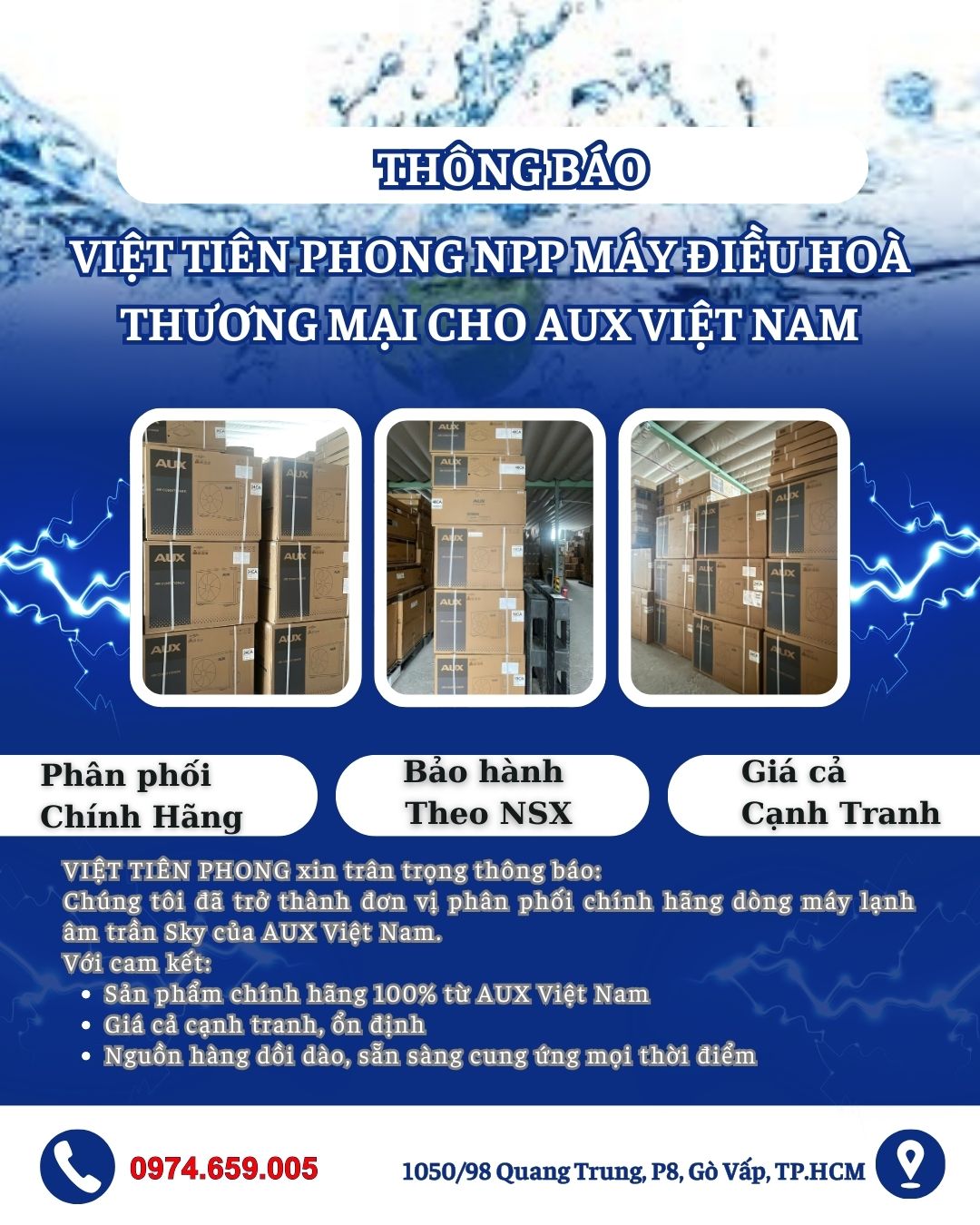 AUX – Thương hiệu điều hòa toàn cầu, giải pháp làm mát tối ưu cho công trình hiện đại