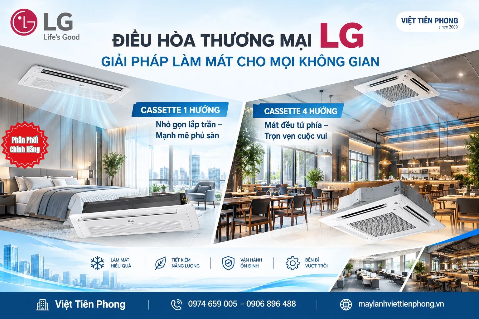 Điều Hòa Thương Mại LG – Giải Pháp Làm Mát Hiệu Quả Cho Mọi Không Gian