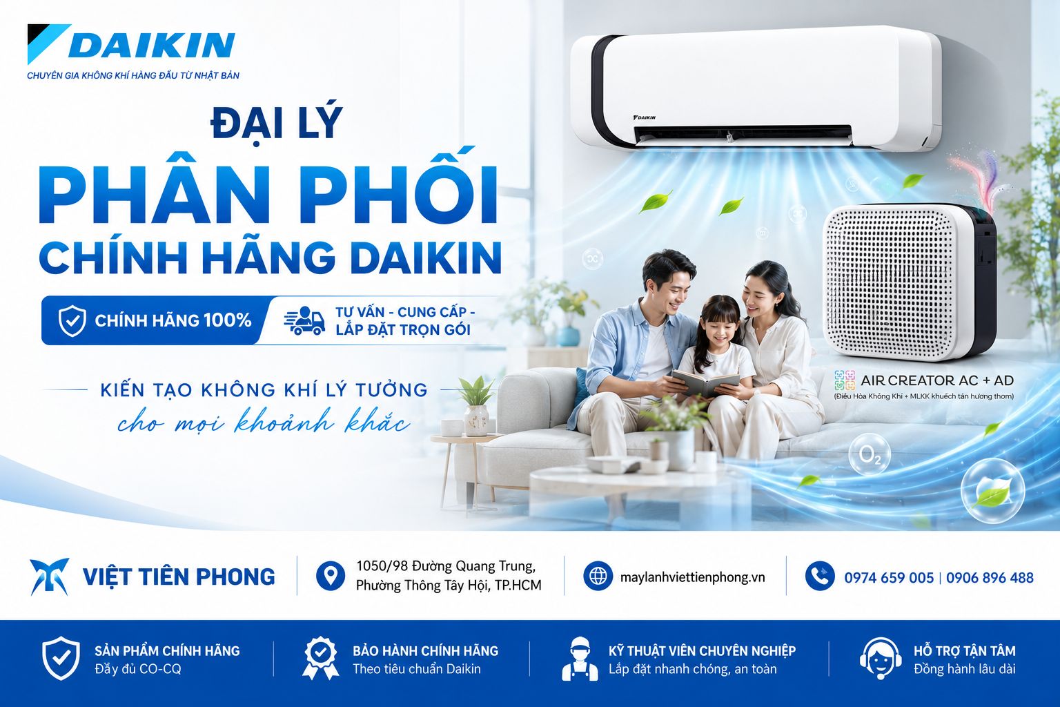 Daikin Vietnam ra mắt hệ sinh thái AIR CREATOR – Trải nghiệm không khí thông minh, cá nhân hóa cho từng khoảnh khắc sống