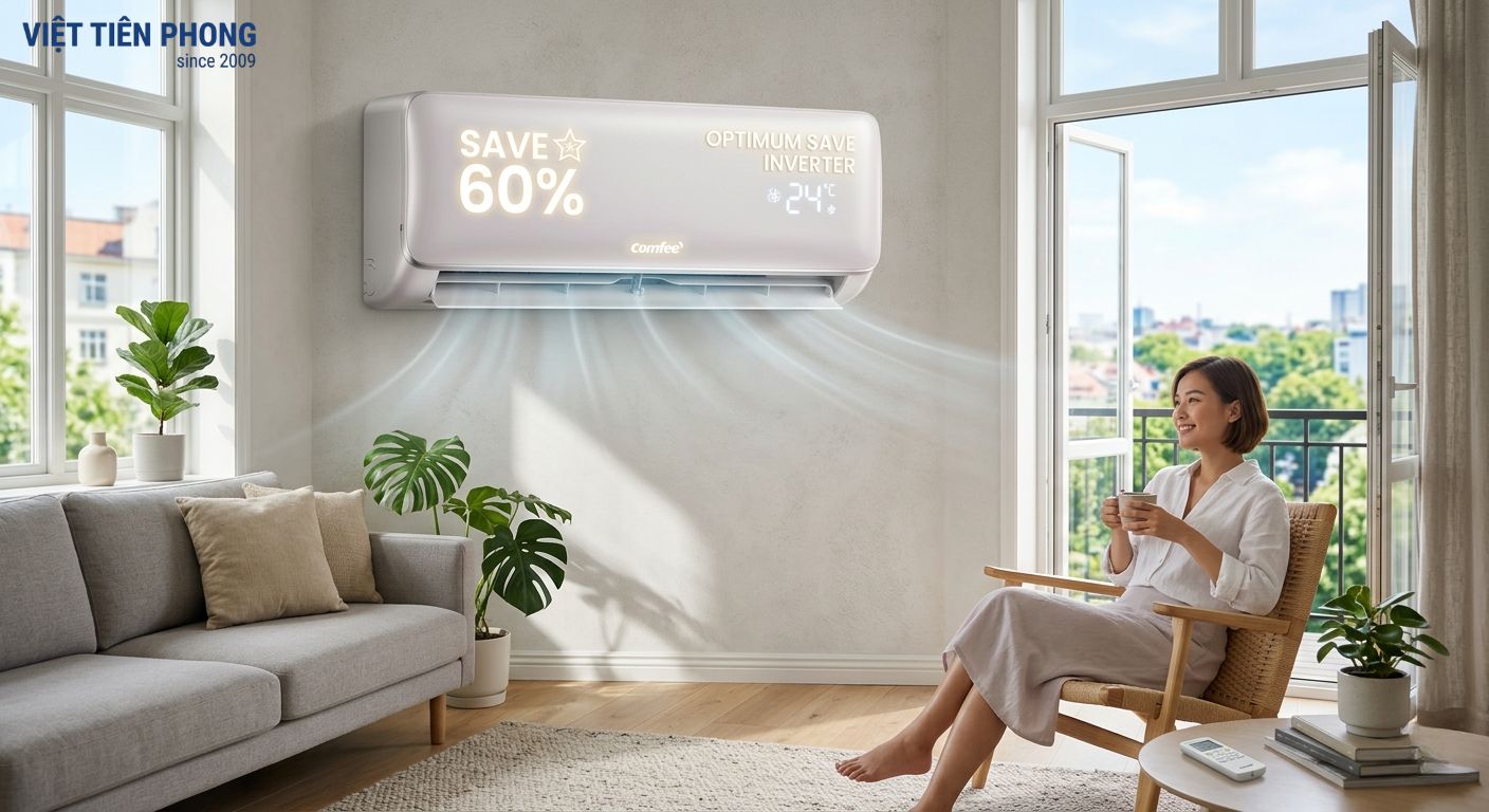 Máy lạnh Comfee có tiết kiệm điện không? Đánh giá chi tiết từ công nghệ đến thực tế sử dụng
