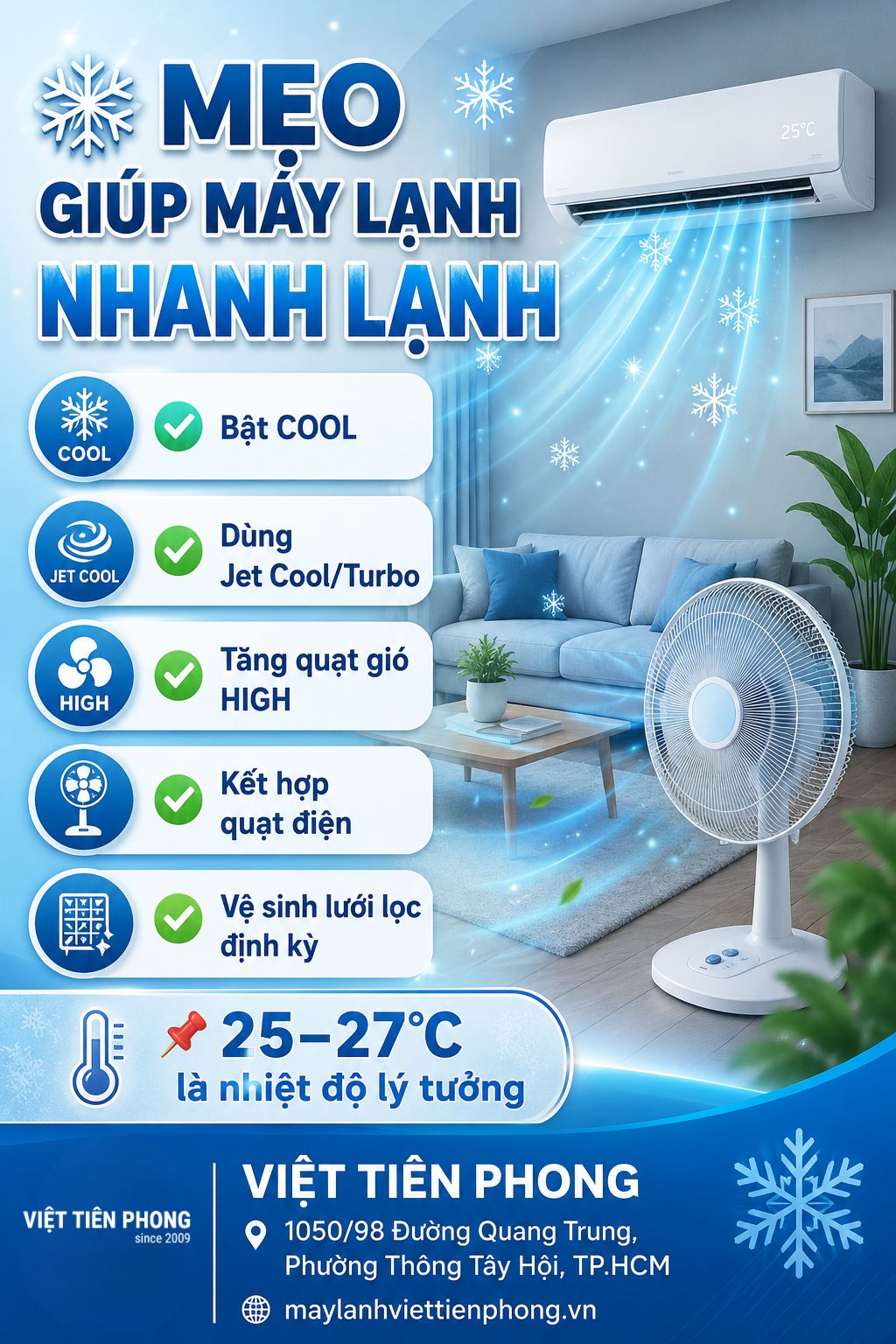 Cách Làm Máy Lạnh Nhanh Lạnh Hơn, Mát Sâu Nhưng Vẫn Tiết Kiệm Điện