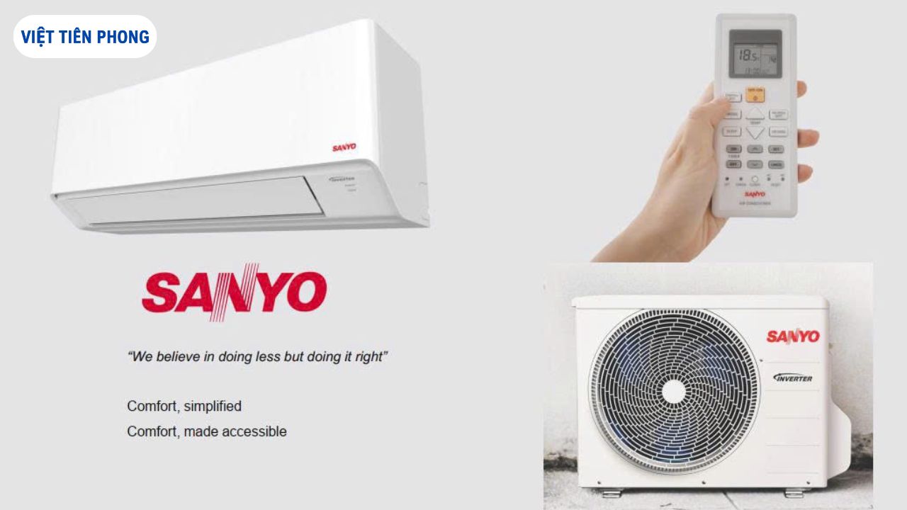 Catalogue máy lạnh Sanyo mới nhất – Xem & tải ngay