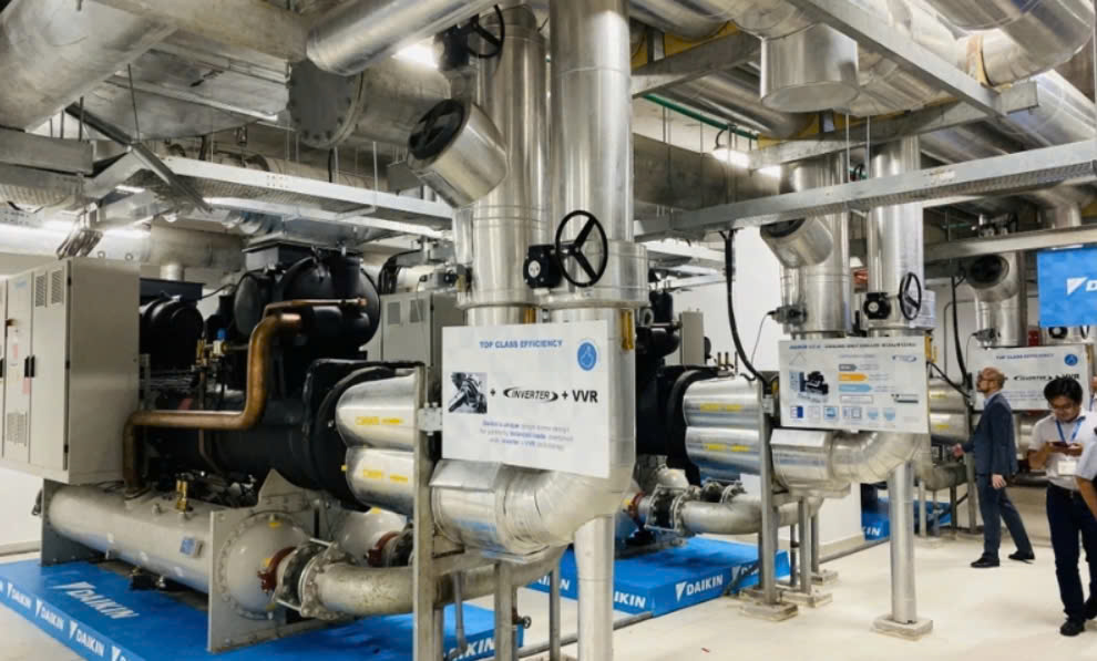 Chiller công nghiệp làm mát tối ưu cho nhà xưởng, trung tâm thương mại
