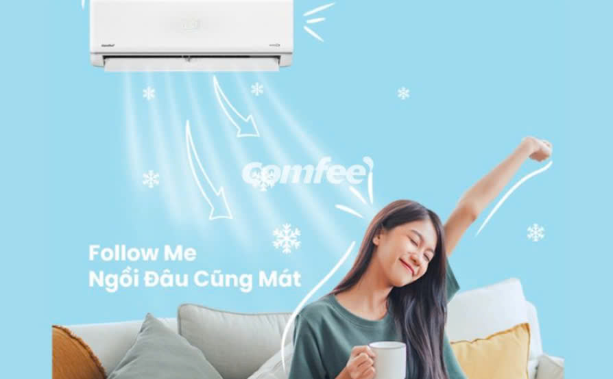 Cảm biến vị trí - tính năng mới gây bão của máy lạnh Comfee