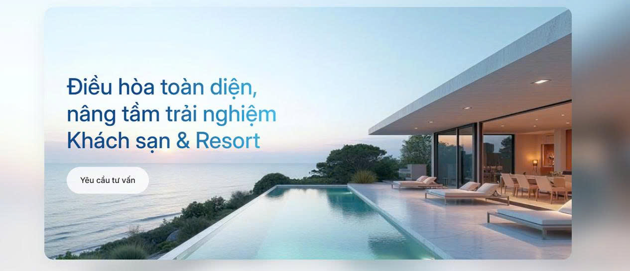 Giải pháp điều hòa cho khách sạn từ Daikin – Tối ưu vận hành, tiết kiệm chi phí