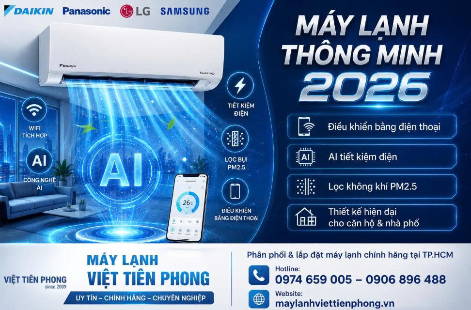 Công Nghệ Máy Lạnh Thông Minh & Xu Hướng Lắp Đặt Hiện Đại 2026