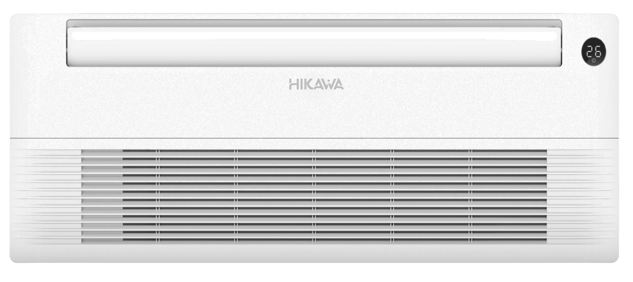Máy lạnh âm trần Cassette HIKAWA 1 hướng thổi 1 chiều Inverter 12000 BTU HI-C1W15AT/HO-C1W15AT