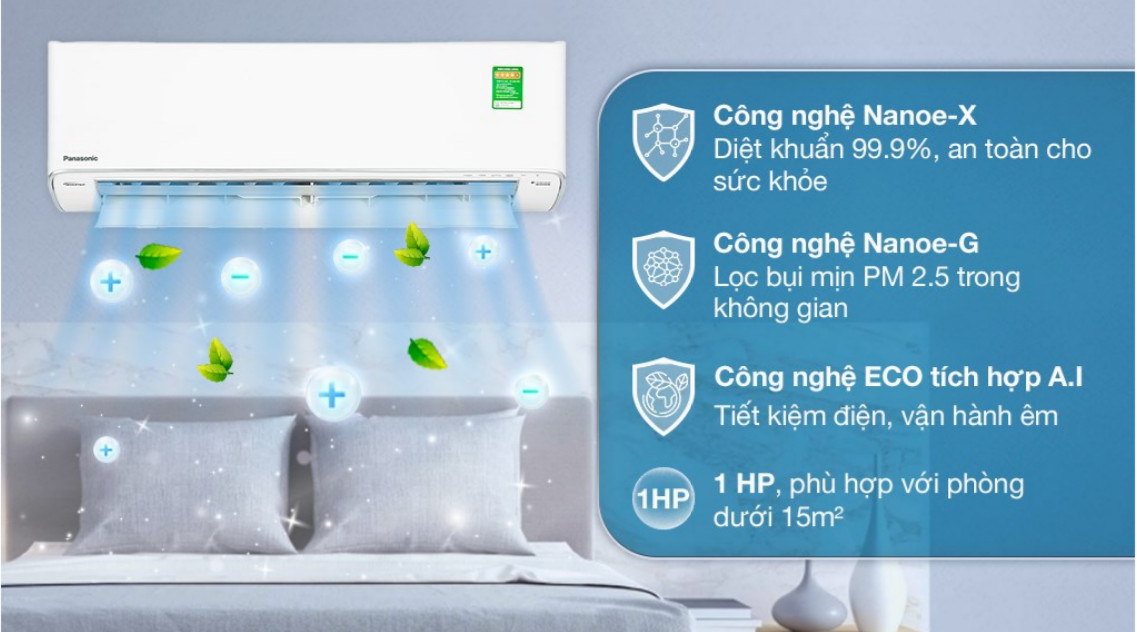 Panasonic N12WKH-8 Tiêu chuẩn - Non  Inverter - 12.000BTU