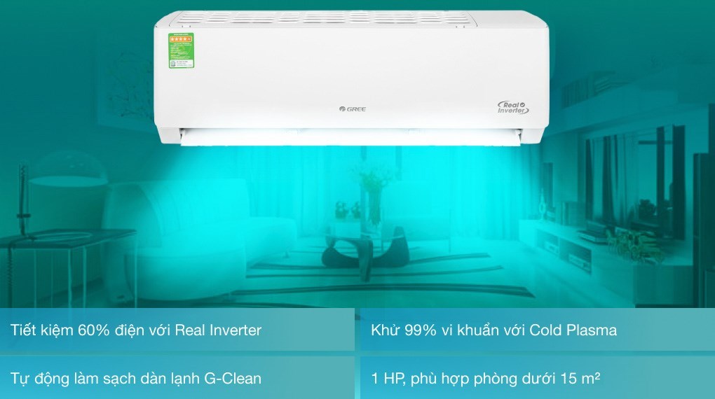 Gree GWC18PB-K3D0P4  Inverter 2.0HP (18.000BTU)