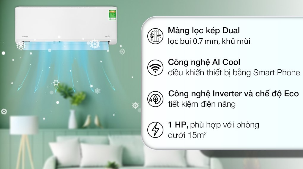 Comfee CFS-10VDGF - Máy lạnh Inverter 1.0HP model 2024
